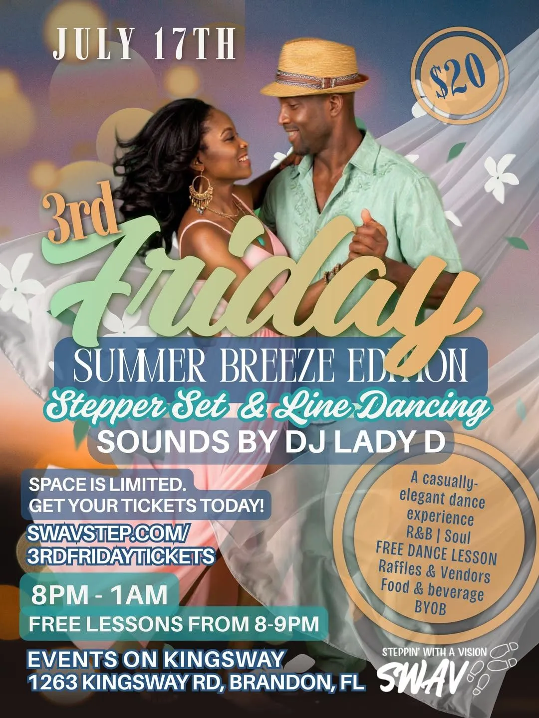 3rd Friday Summer Breeze Edition: Stepper Set & Line Dancing