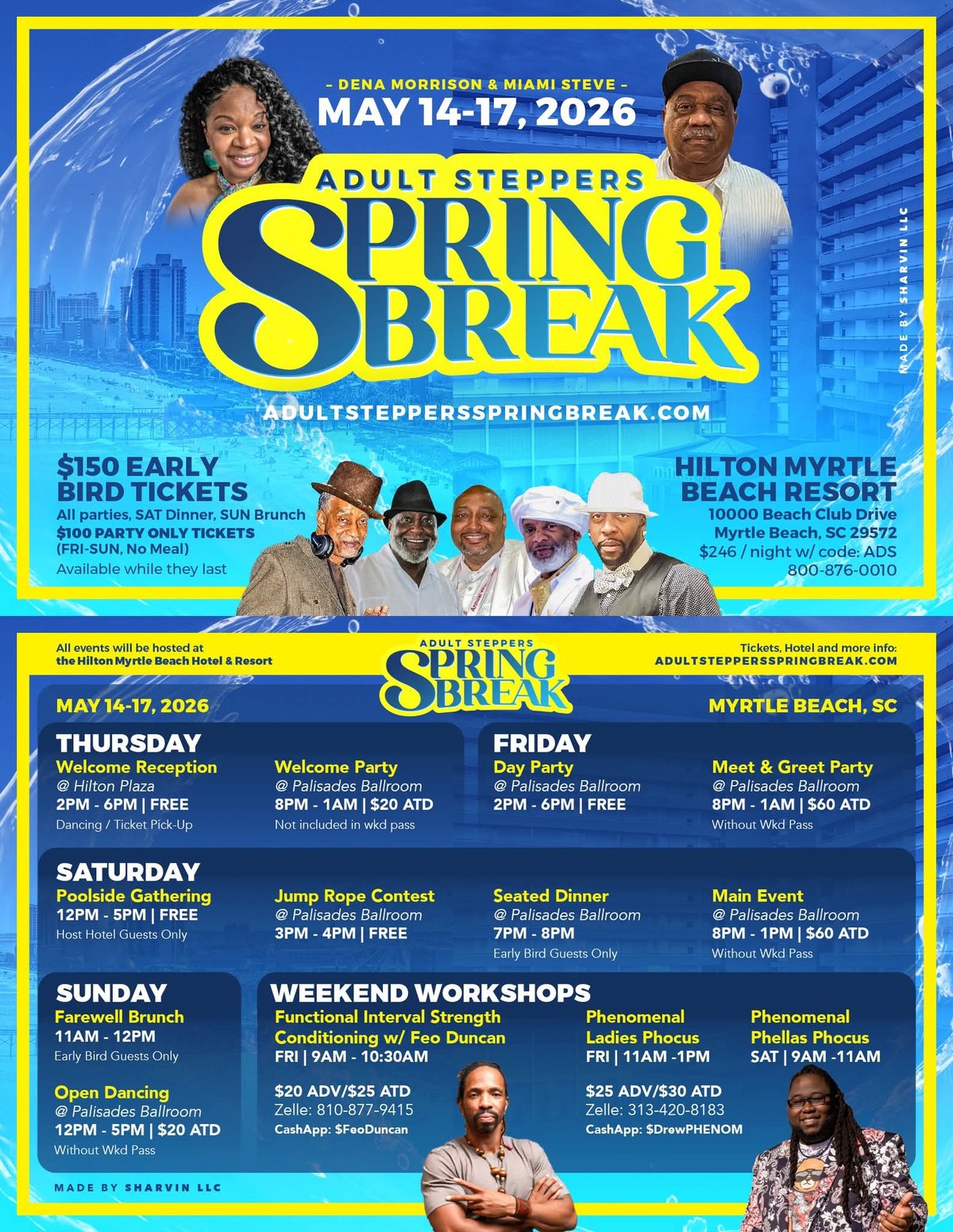 Adult Steppers Spring Break