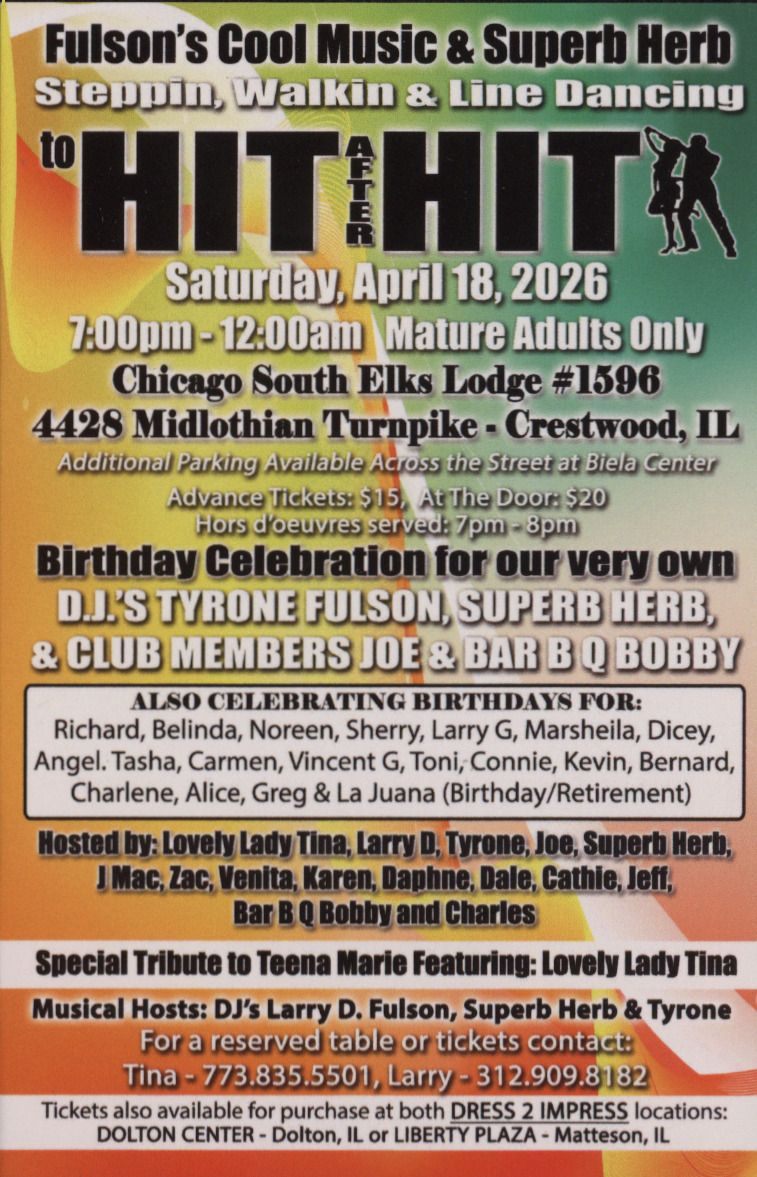 Fulson's Cool Music & Superb Herb Steppin, Walkin & Line Dancing to HIT AFTER HIT