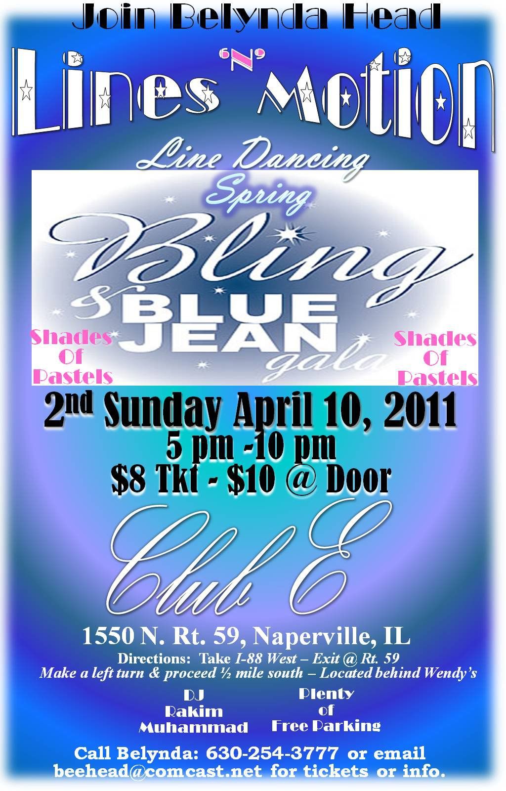 Lines N Motion Spring Bling & Blue Jean gala