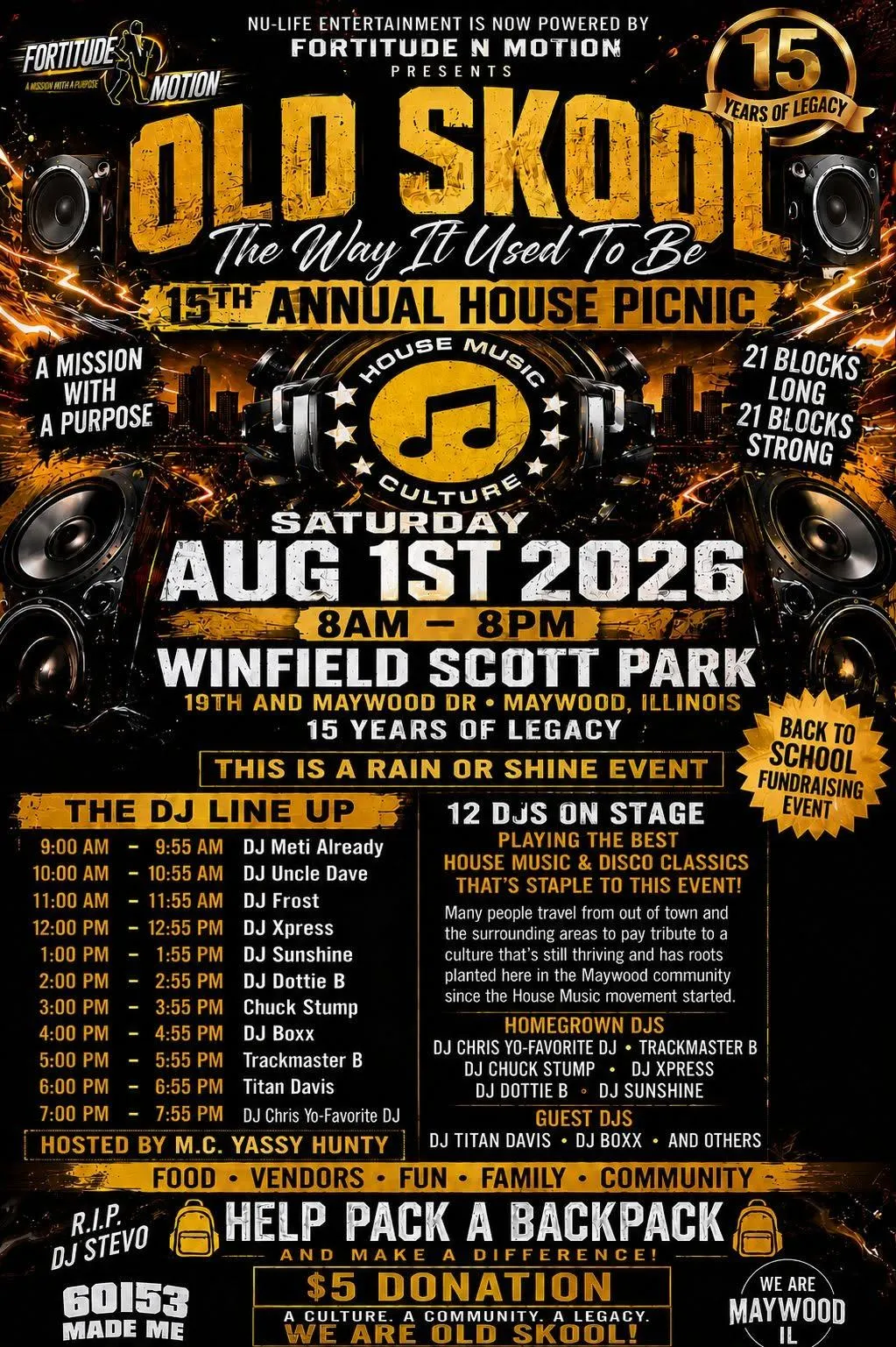 Old Skool The Way It Used To Be 15th Annual House Picnic