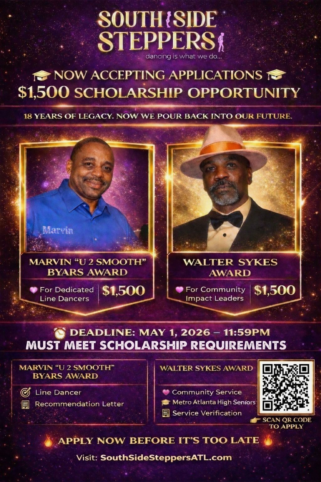 South Side Steppers Scholarship Opportunity