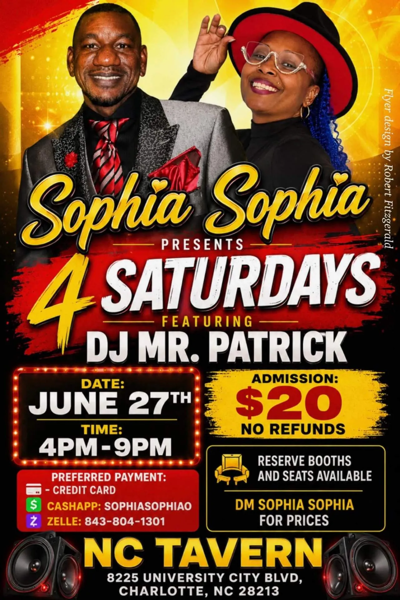 Sophia Sophia Presents 4 Saturdays Featuring DJ Mr. Patrick