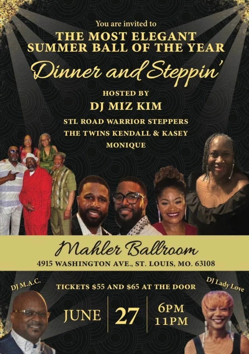 THE MOST ELEGANT SUMMER BALL OF THE YEAR - Dinner and Steppin'