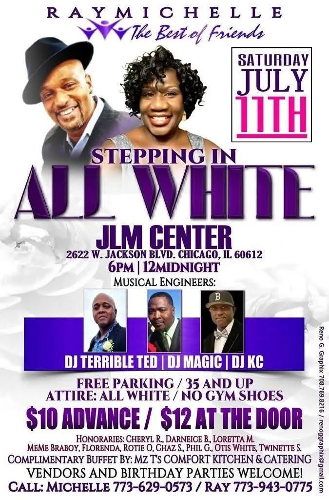 Stepping In All White