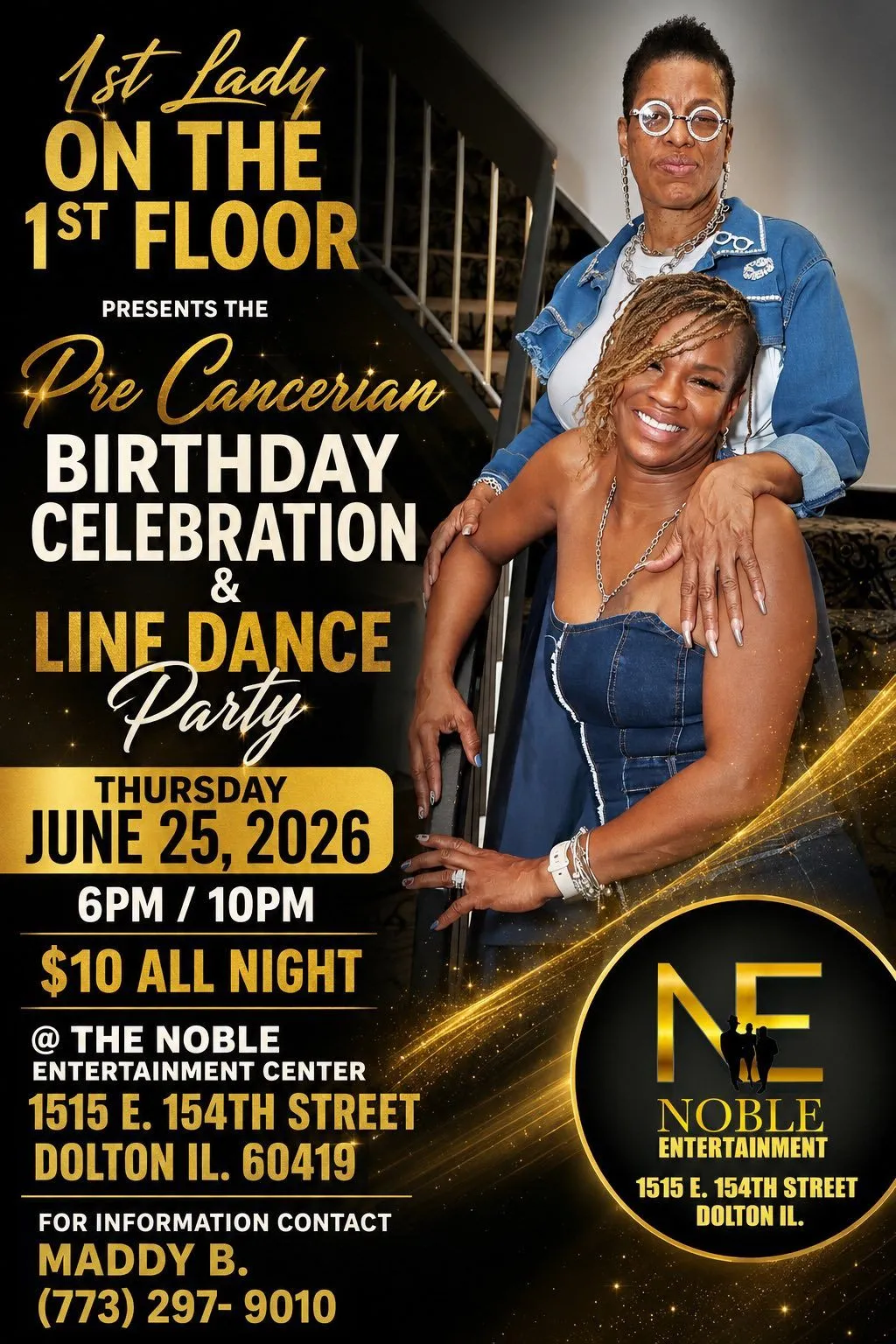 Pre Cancerian Birthday Celebration & Line Dance Party