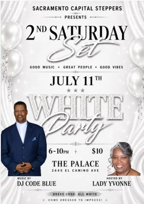 2nd Saturday Set White Party