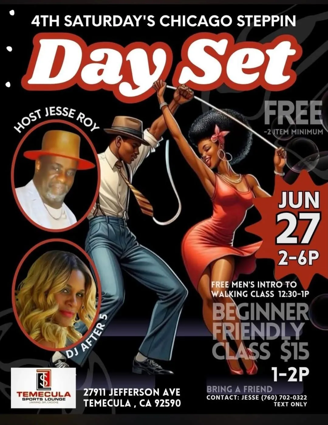 4th Saturday's Chicago Steppin Day Set