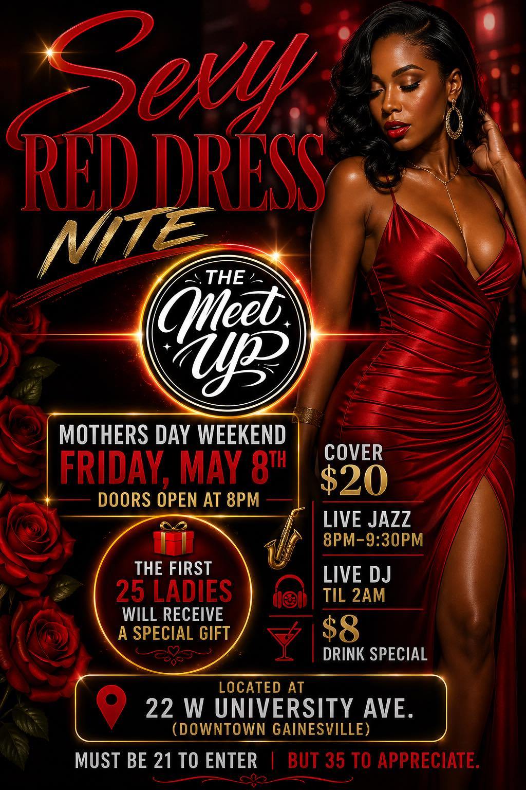 Sexy RED DRESS NITE - THE Meet Up
