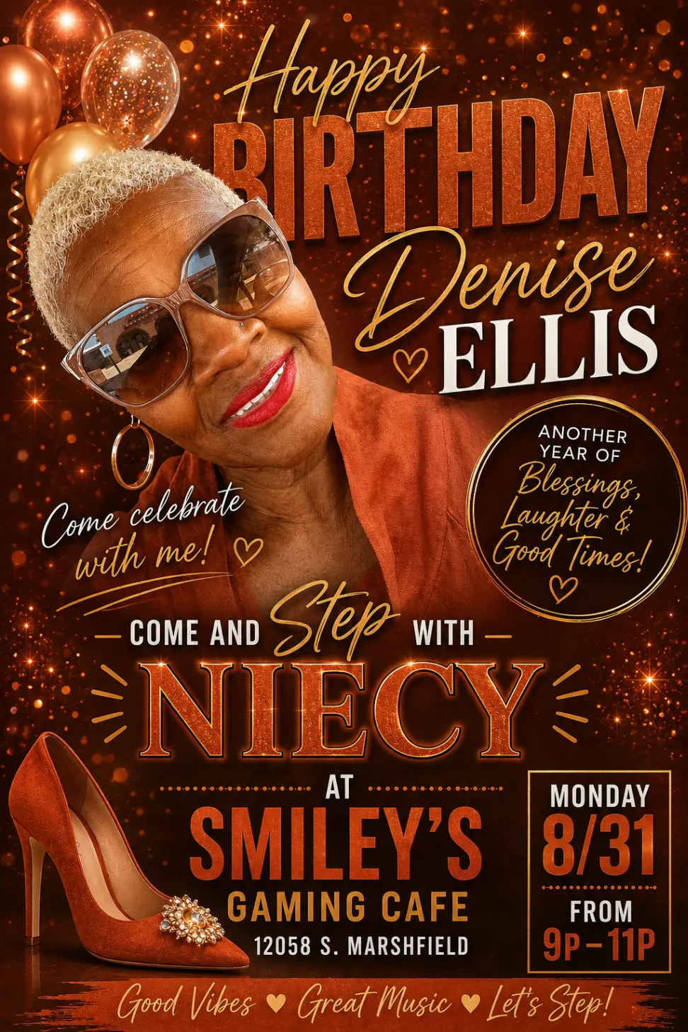 Happy Birthday Denise Ellis - Come and Step with Niecy