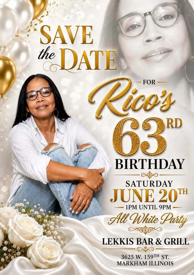Rico's 63rd Birthday All White Party
