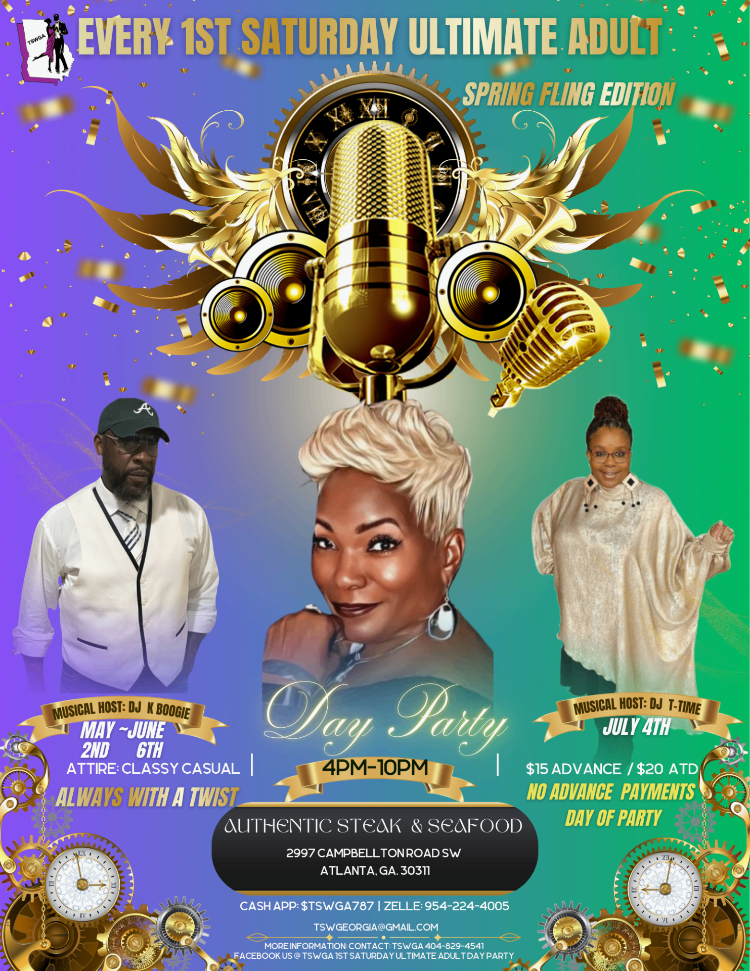 Every 1st Saturday Ultimate Adult Day Party: Spring Fling Edition