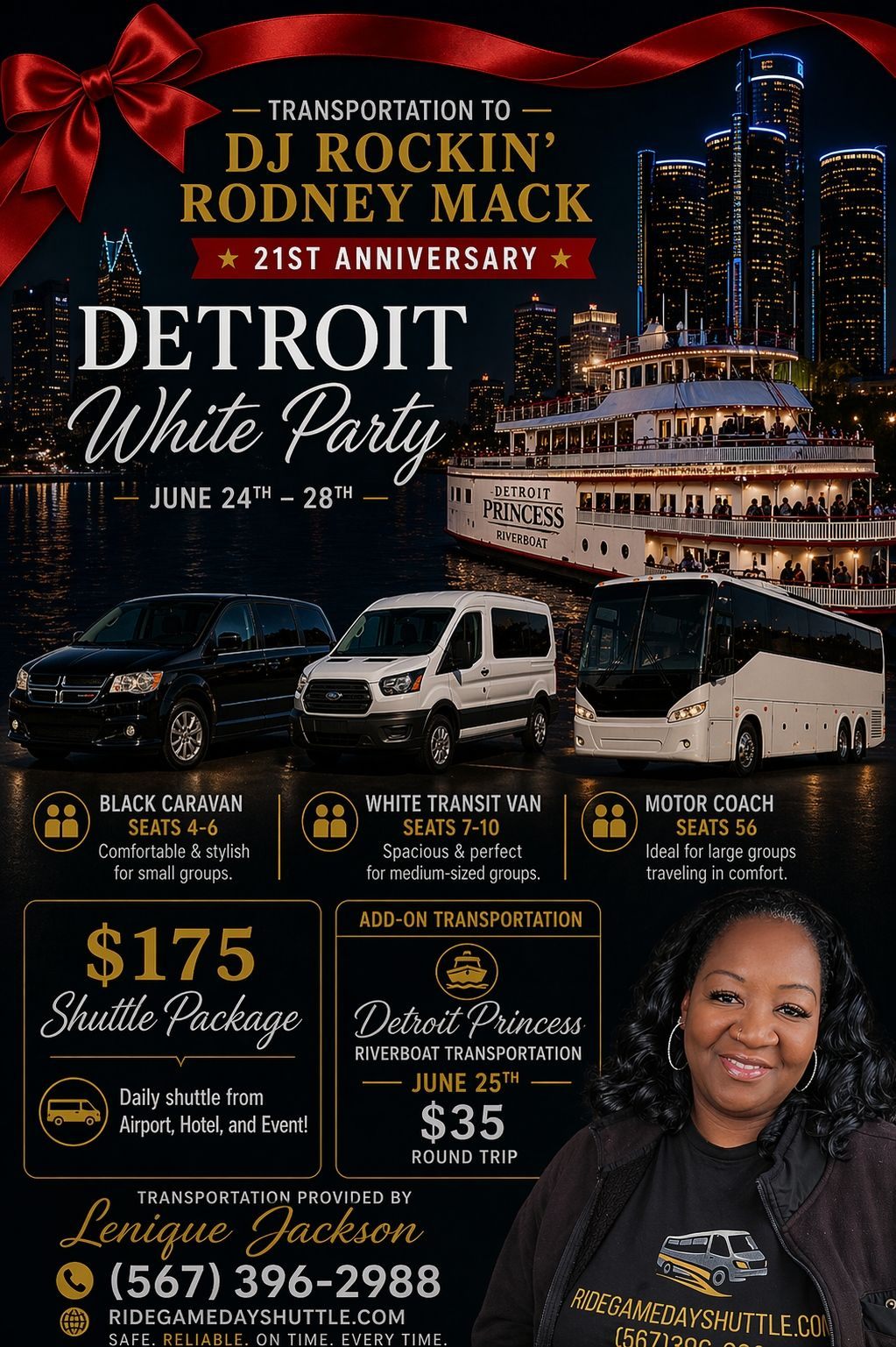 DJ Rockin' Rodney Mack 21st Anniversary Detroit White Party