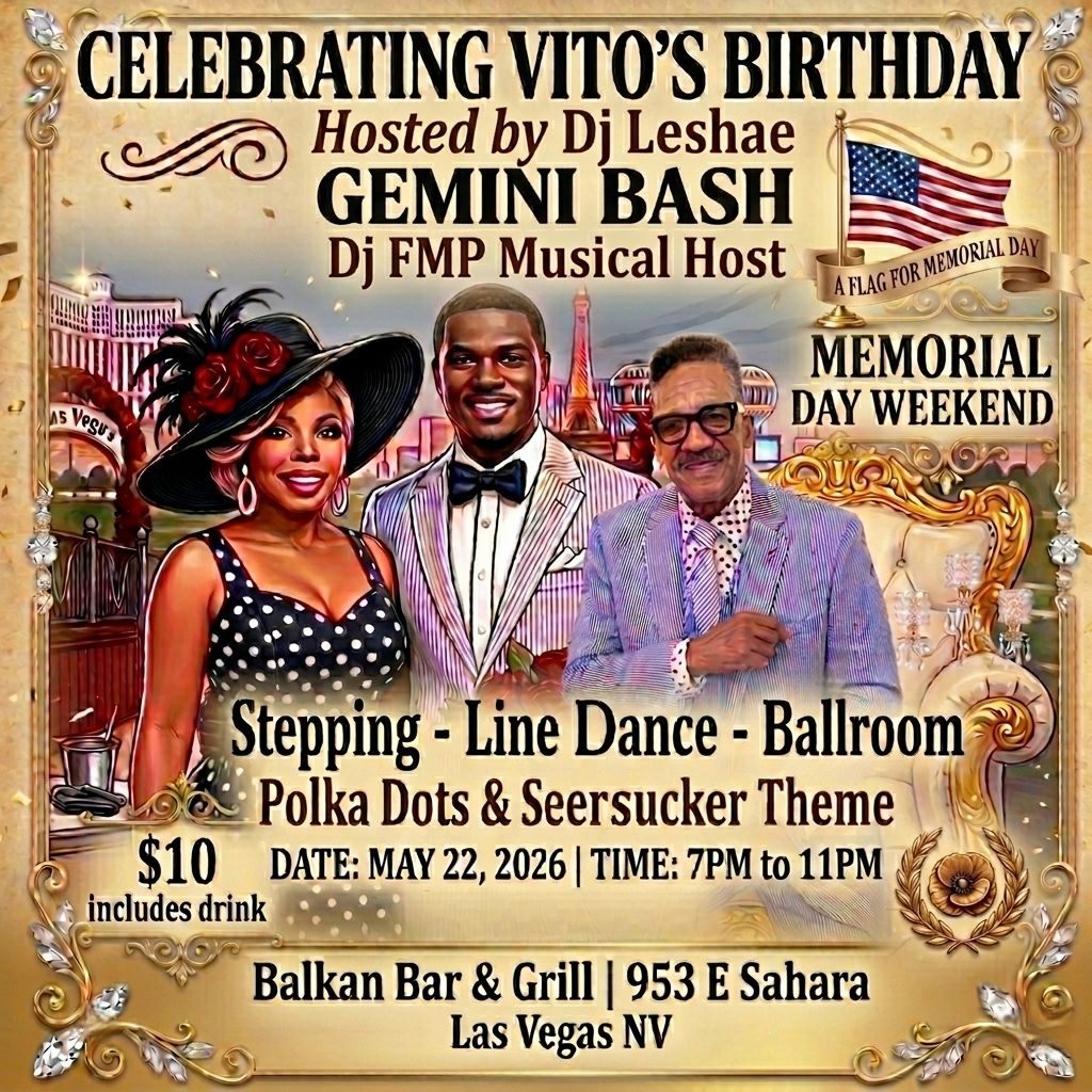 Celebrating Vito's Birthday Gemini Bash