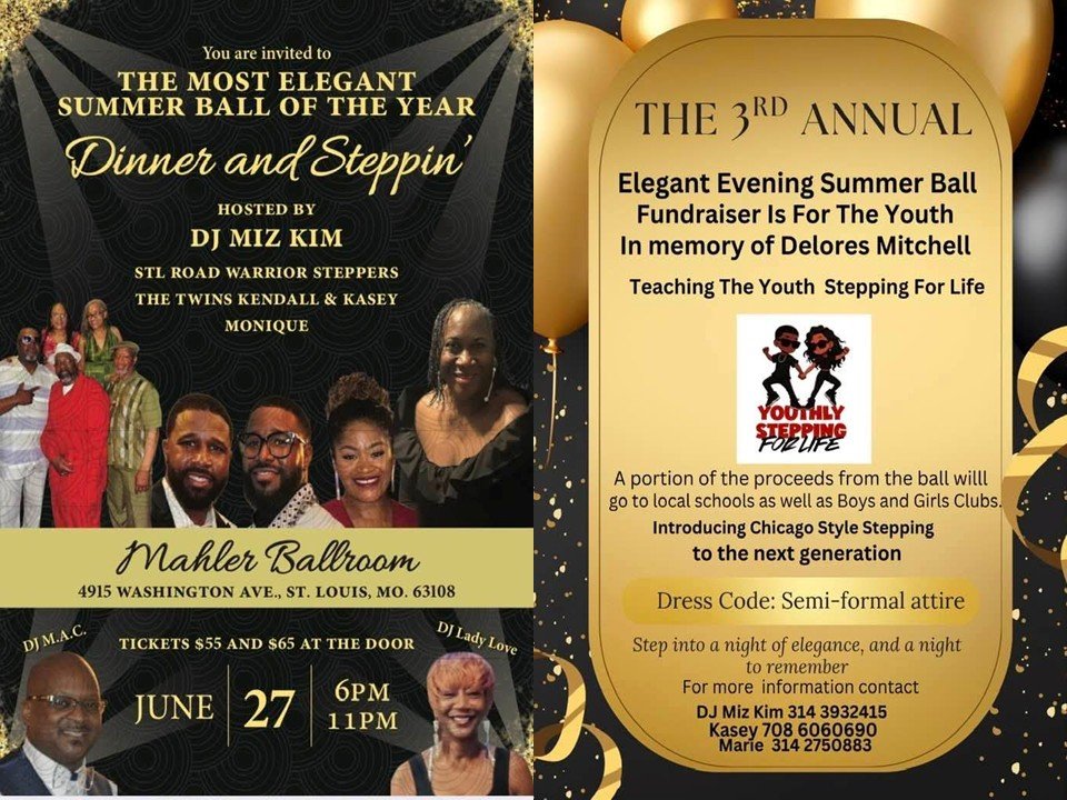 The 3rd Annual Most Elegant Evening Summer Ball Fundraiser For The Youth: Dinner and Steppin'