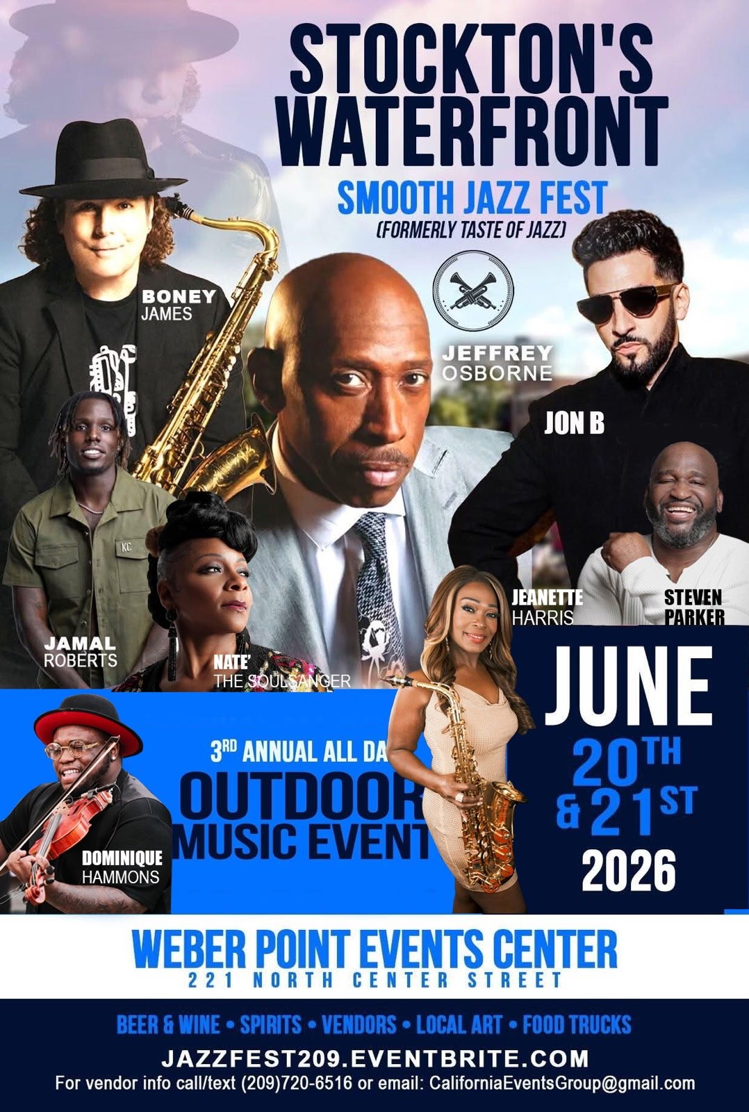 3rd Annual Stockton's Waterfront Smooth Jazz Fest