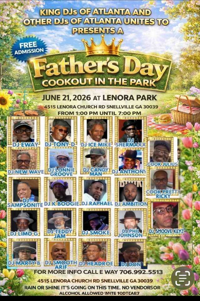 Father's Day Cookout in the Park