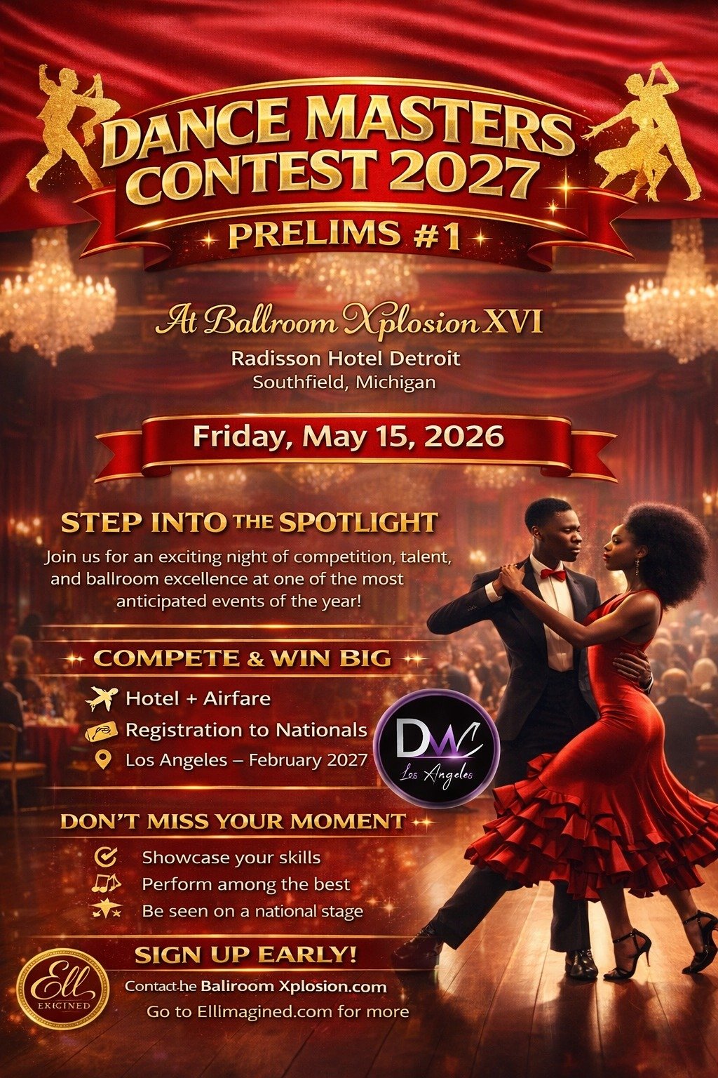 Dance Masters Contest 2027 Prelims #1 At Ballroom Xplosion XVI