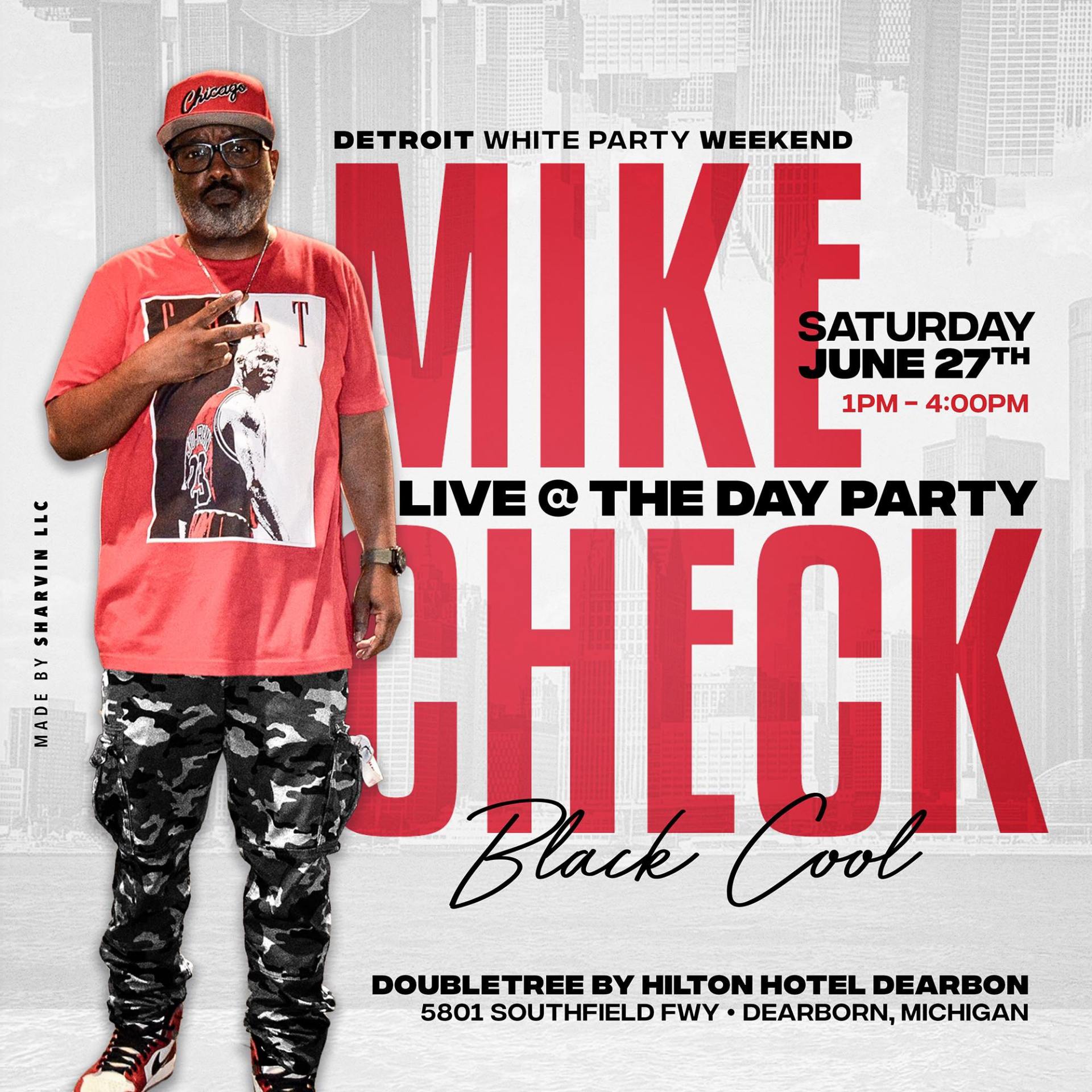 Detroit White Party Weekend - Mike Check Live @ The Day Party